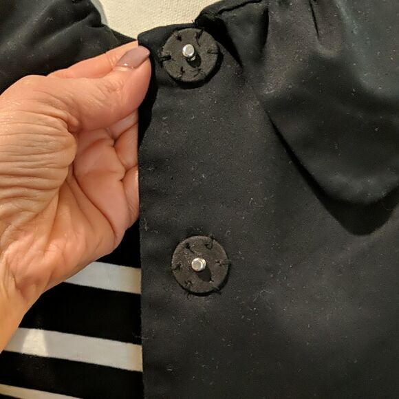 ELLE Black Blazer Jacket Size Small Y2K - Picture 7 of 8